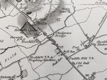 Bryants Map of 1826 showing The Bell